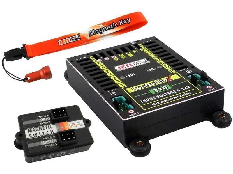 Jeti Receiver: Jeti Akkuweiche Central Box 310 – Neu und originalverpackt aus Balsthal von Jetline