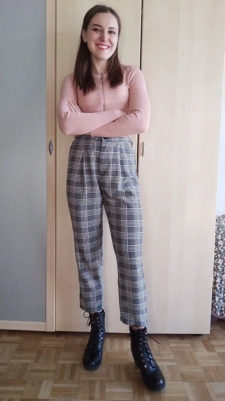Pantaloni: Leichte karierte Hosen – Usato da Mägenwil venduto da VintageGirly 1