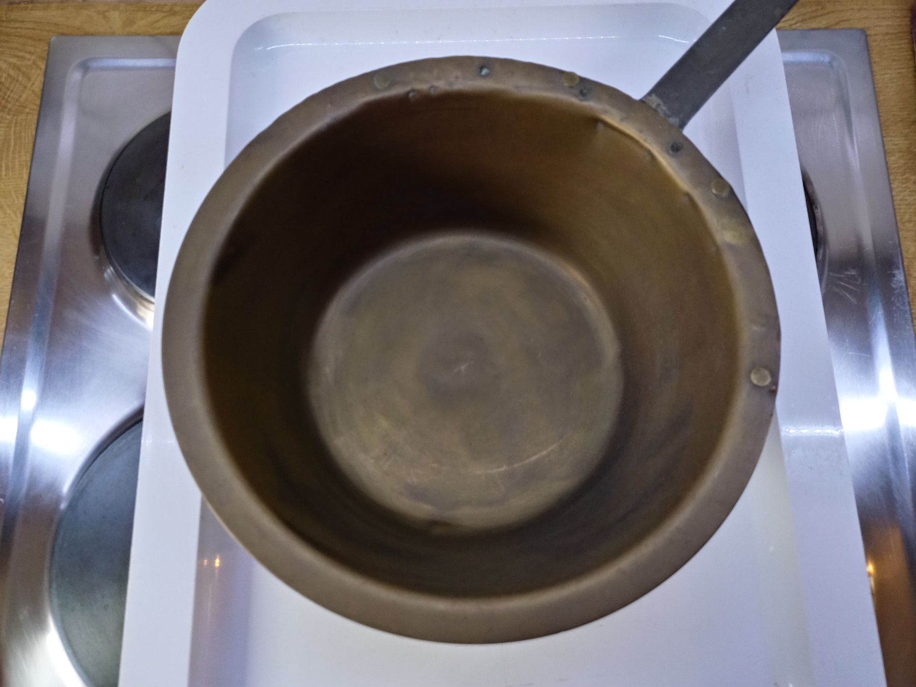 Padelle: Kupferpfanne aus einer Bäckerei – Usato da Basel venduto da B_dj 2