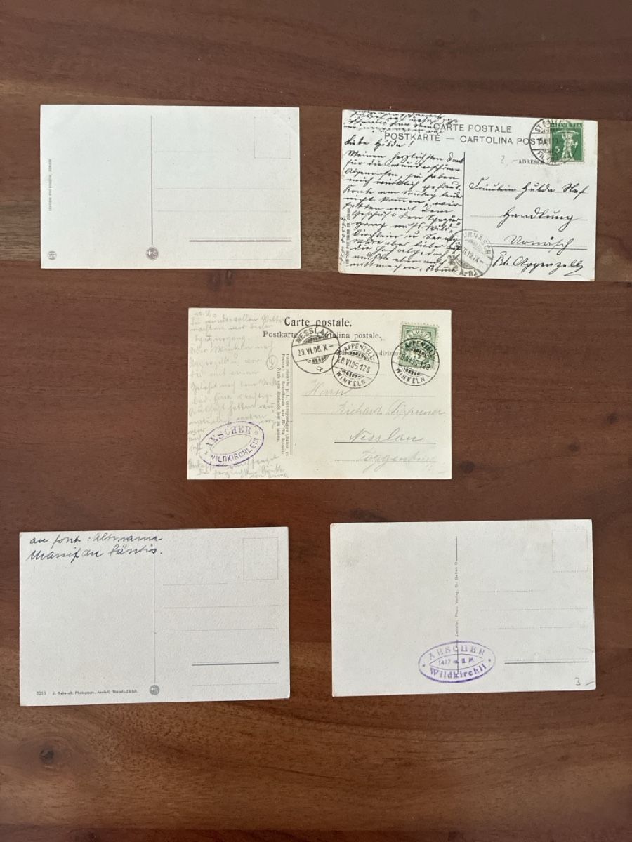 Cartes postales: 10 Ansichtskarten Schweiz vom Wildkirchli AP. B – D'occasion à Oftringen par Cla.vD.74 3