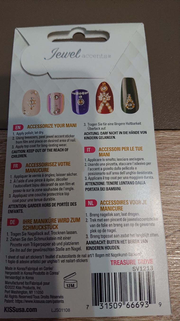 Unghie finte: Nail Schmuck Stickers Bling Bling – Usato da Madiswil venduto da Sandraho 1