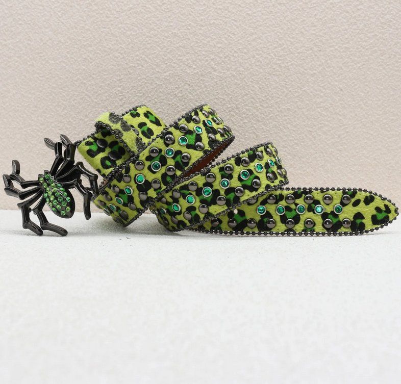 Cinture: Strass-Spinnengürtel mit Nieten - Ceinture strass araignée – Nuovo e nell'imballaggio originale da Lausanne venduto da FASHION-WORLD-SHOP 2