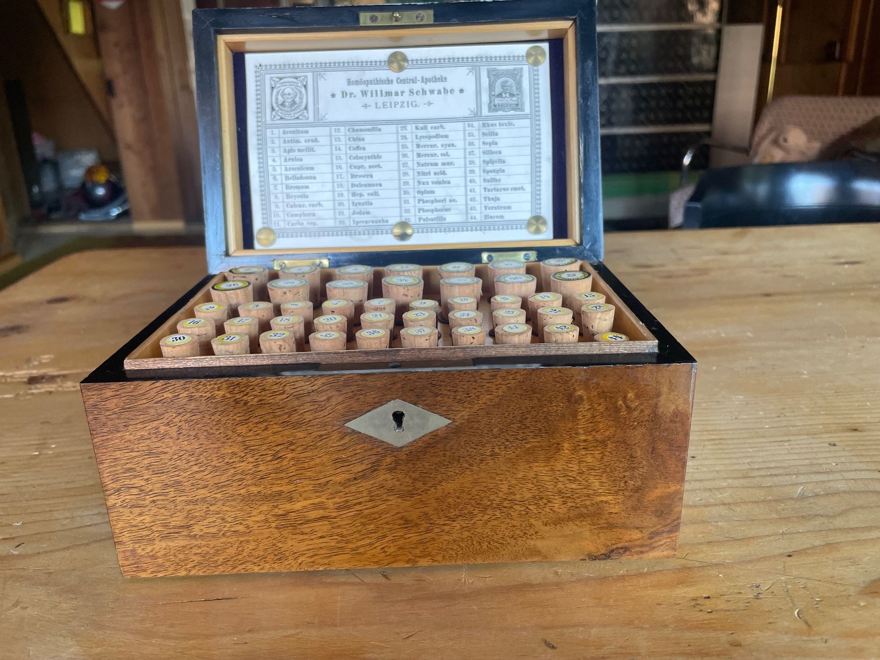 Kit di pronto soccorso: antike Homeopathische Apotheke – Usato da Oberstammheim venduto da rita.nussbaumer 5