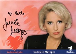 Gabriele Metzger Autogramm signiert Foto 10x15cm