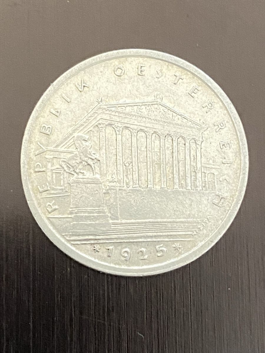 Tutti le monete: Autriche, 1 Schilling 1925 Argent – Usato da Corsier-sur-Vevey venduto da Ginoarturo