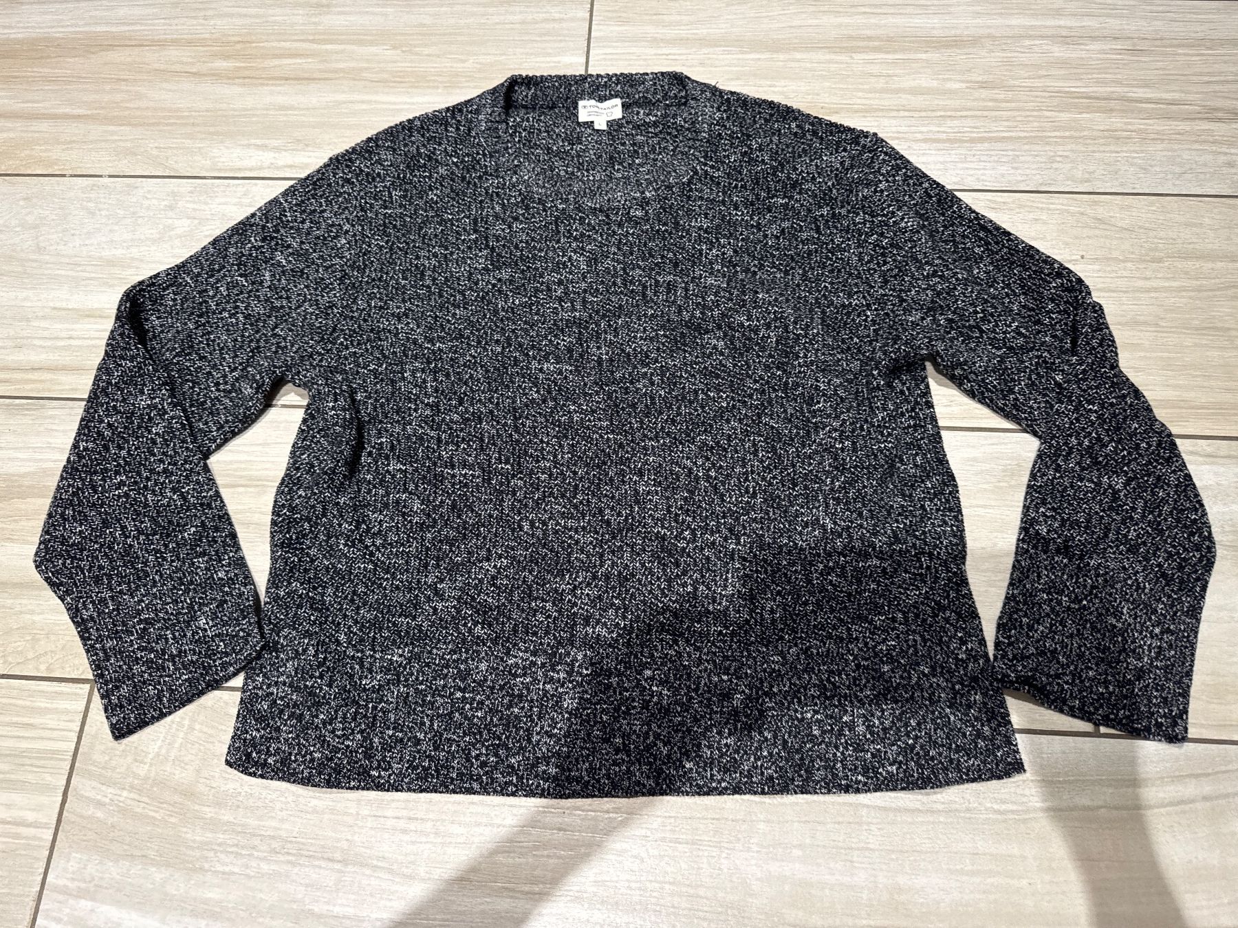 Tom Tailor Maglioni & Felpe: Tom Tailor Damenpullover Gr. L, schwarz-weiss, meliert – Usato da Gelterkinden venduto da Biene8