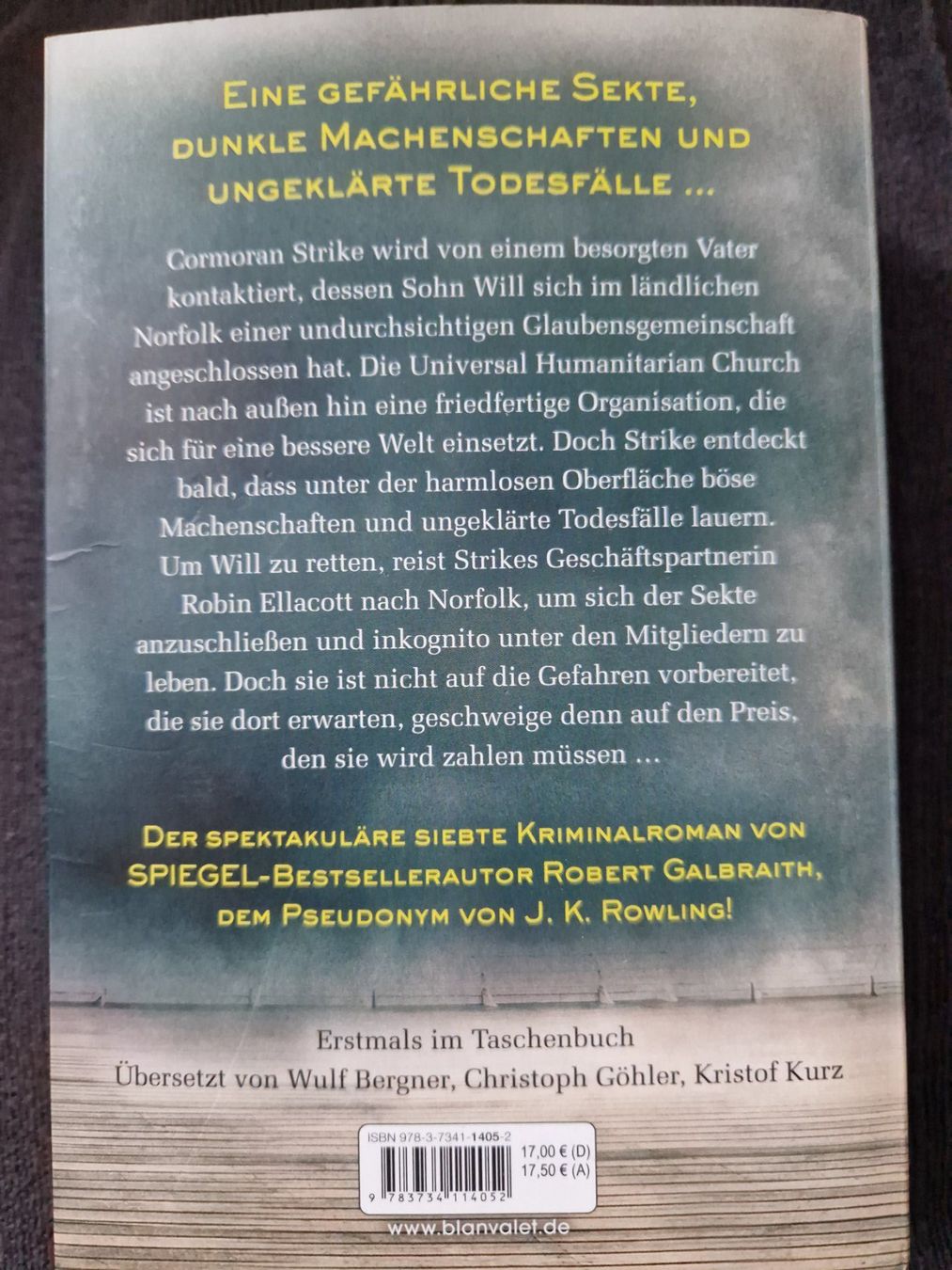 Libri: Robert Galbraith Das strömende Grab Band 7 – Usato da Neuhausen am Rheinfall venduto da Alchimista 1