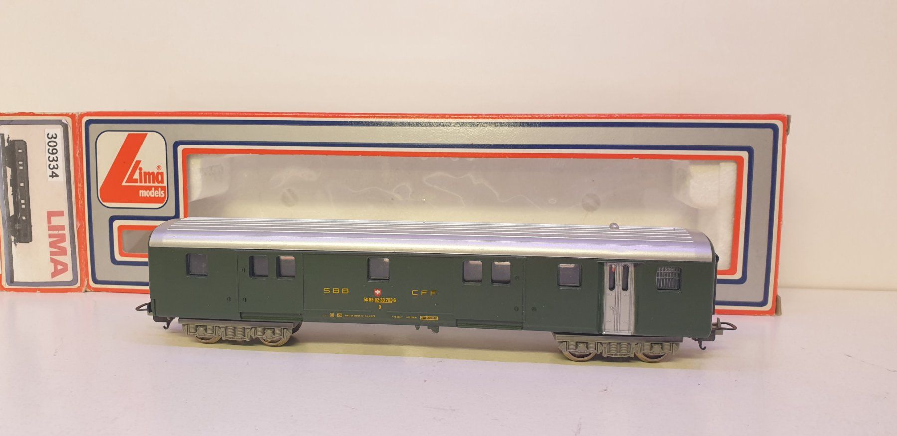 Lima Modelleisenbahnen: Lima SBB Gepäckwagen 309334 H0/DC – Gebraucht aus Neuenhof von ludovicco 1