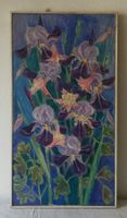 Irene Fels – Schwertlilien und Akelei -  82x44