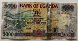 Uganda 5000 Shillings 2008
