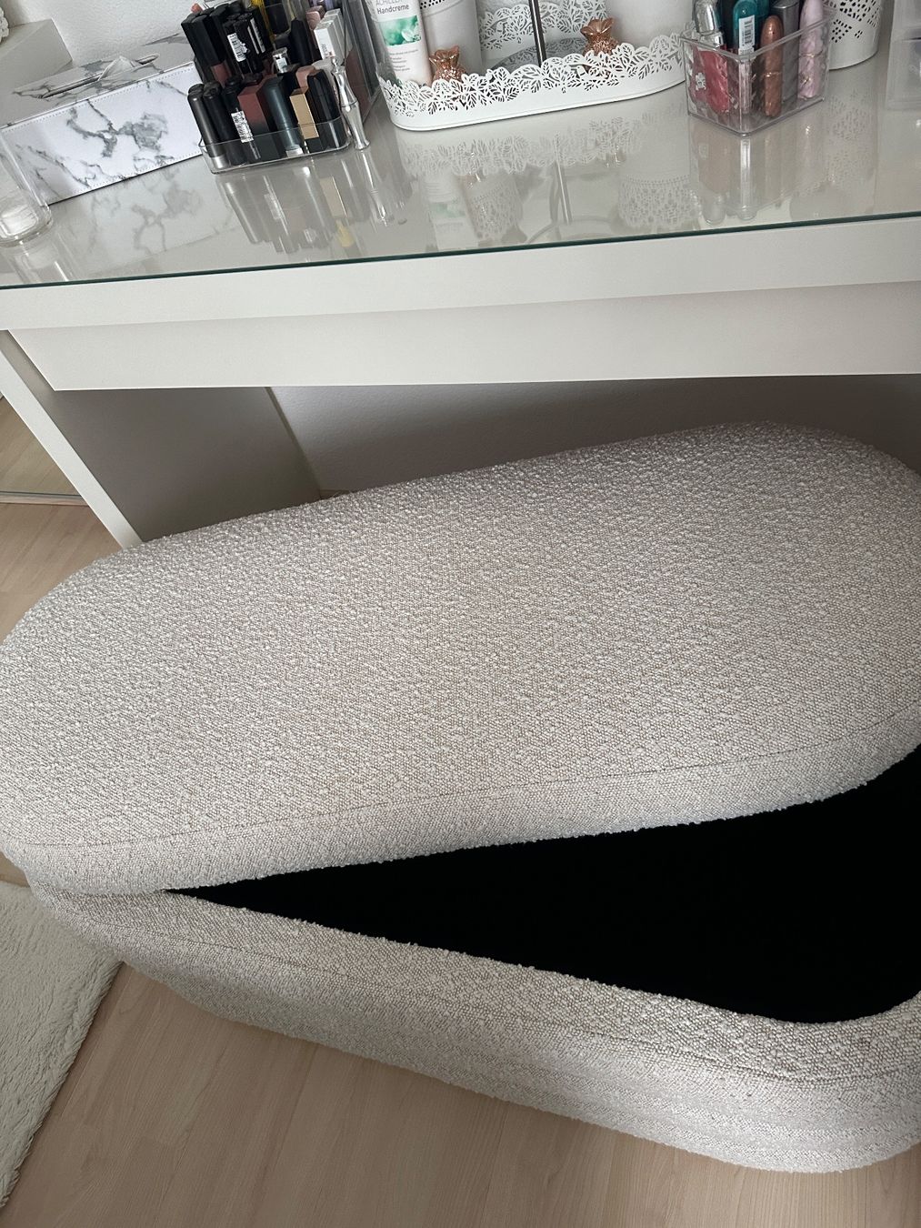 Panchine: Polsterbank Bouclé-Stoff creme – Nuovo (secondo la descrizione) da Zofingen venduto da SJJ99 2