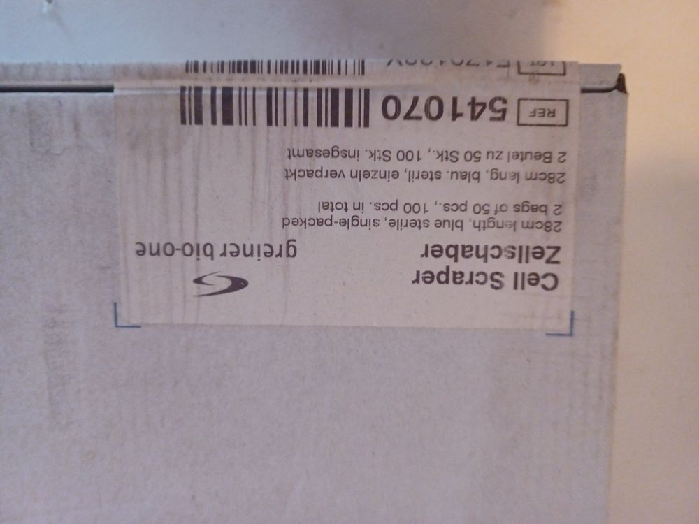 GBO Greiner Bioone Zellschaber Cell scraper Kaufen auf Ricardo