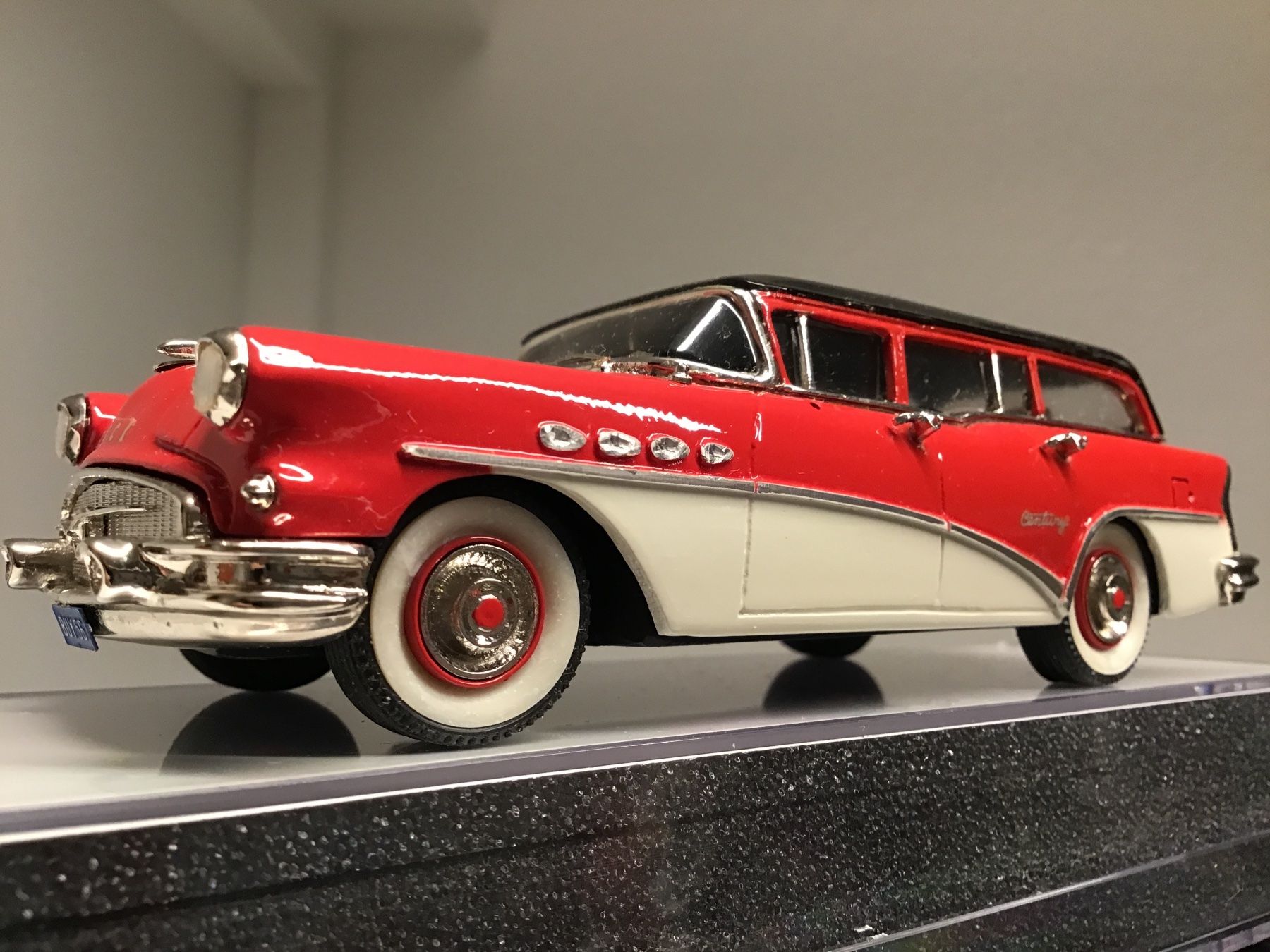 Modellautos: 1956 Buick Century, Conquest Models Nr. 22, 1:43 – Neu und originalverpackt aus Männedorf von Modellbau-wyss