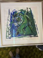 Bild Tiger signiert und nummeriert und gerahmt