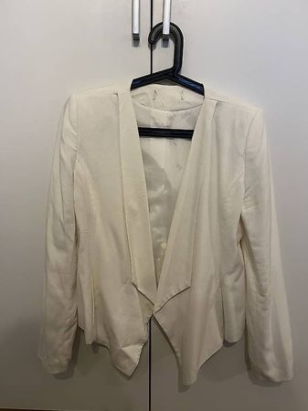 weisser blazer grösse M