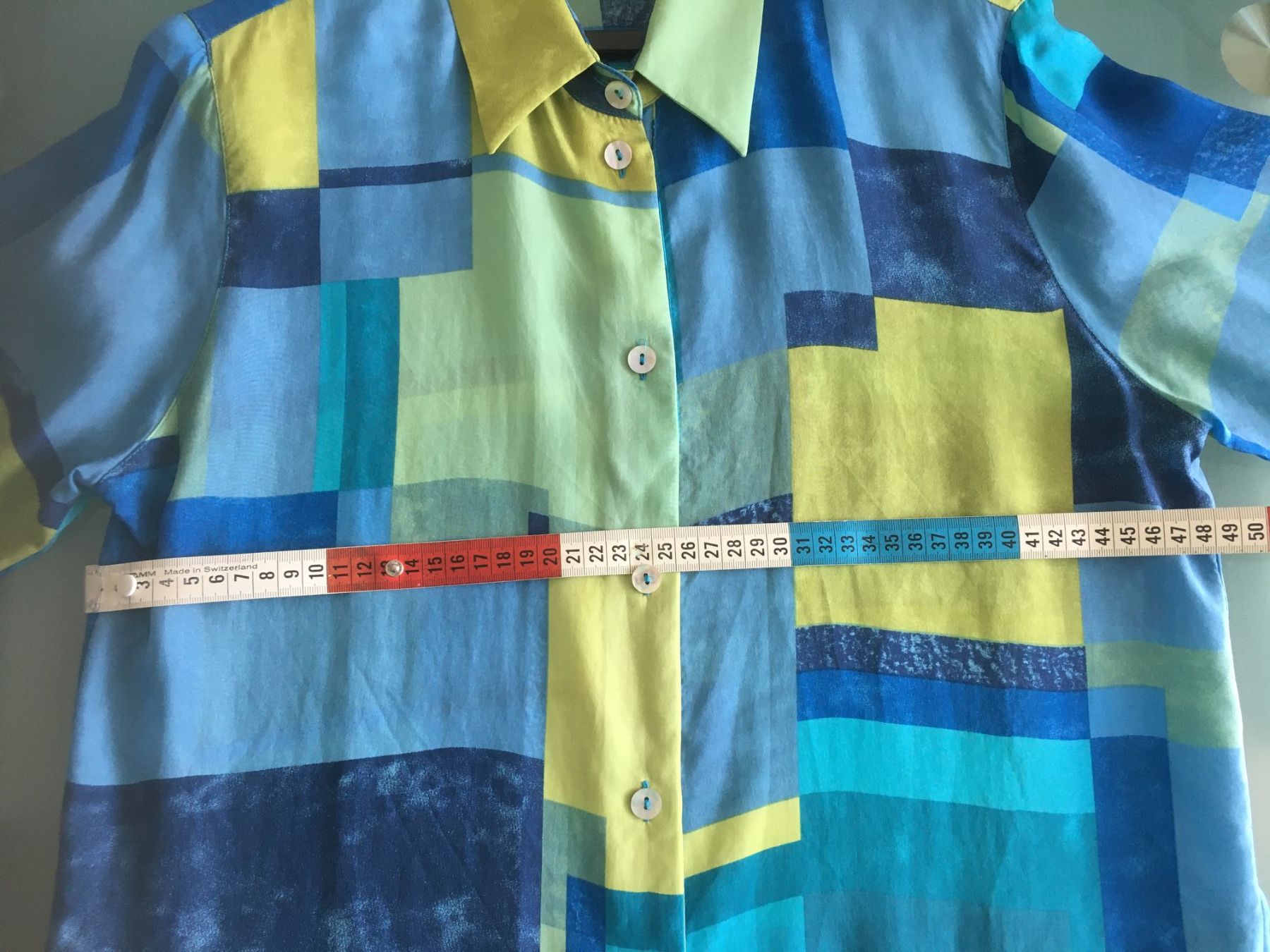 Camicette: Longbluse aus Cupro - Kurzarm – Usato da Uetendorf venduto da Florabella01 6