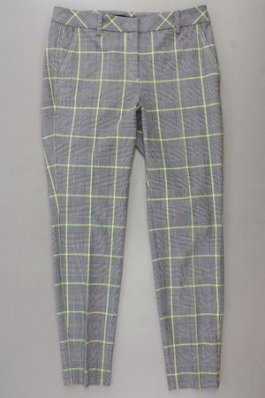 Marc Cain Stoffhose Gr. 38 kariert neuwertig grau Polyester