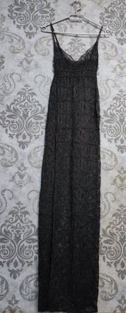 Bodenlanges Spitzenkleid Gr. 34 - PRETTYLITTLETHING