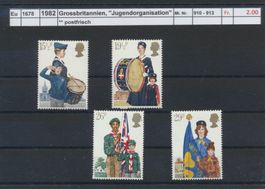 1982 Grossbritannien, "Jugendorganisation", ** postfrisch