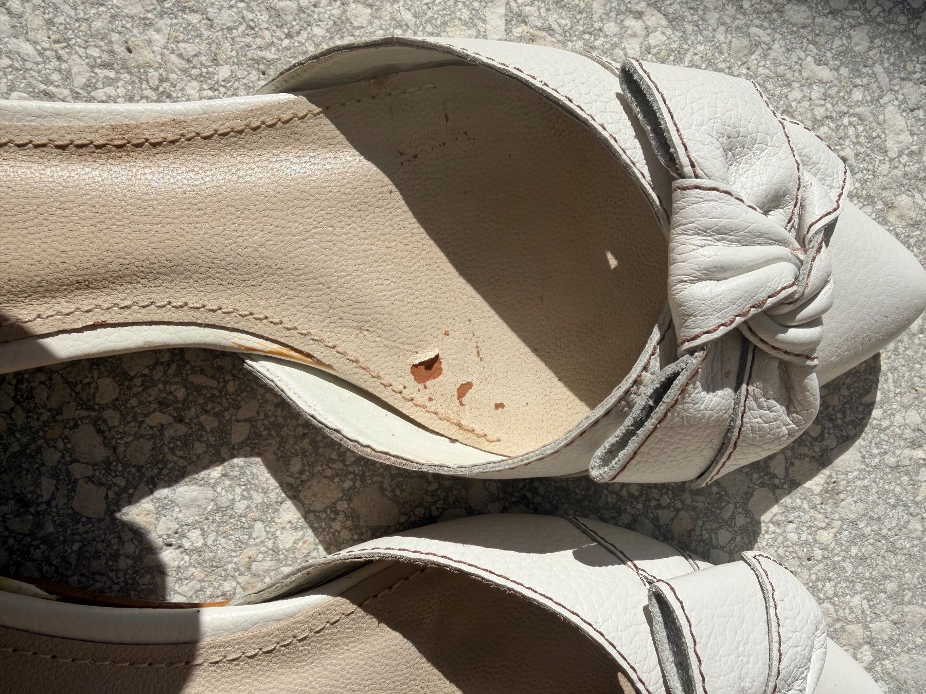 Scarpe da donna: Slingpumps Cremeweiss Grösse 38 – Usato da Brütten venduto da Rod816 3