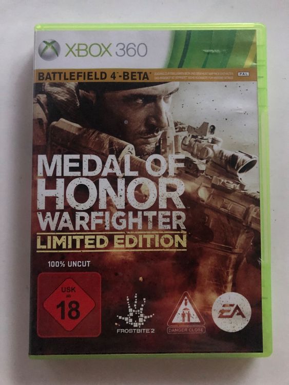 Medal Of Honor Warfighter – Xbox 360, Édition Limitée, VF, Pas De Notice, Bon état