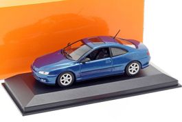 Peugeot 406 Coupé Phase I 1997-2001 dunkelblau met.     1:43