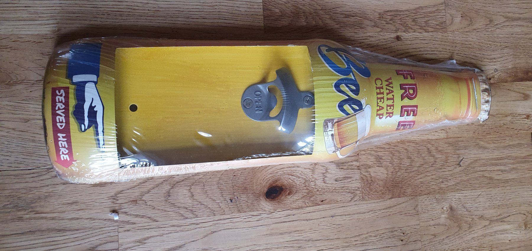 Schilder: Blechschild  FREE BEER – Gebraucht aus Flawil von Naphtali 8