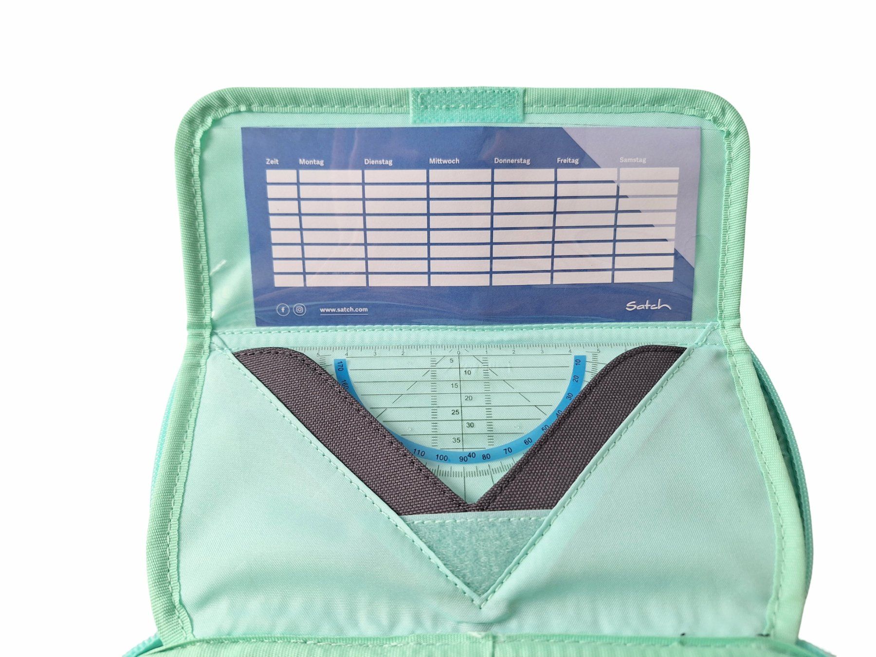Satch Schüler-Etuis: SATCH Schlamperbox Etui türkis/grau – Neu (gemäss Beschreibung) aus Breitenbach von Restwert_Breitenbach 1