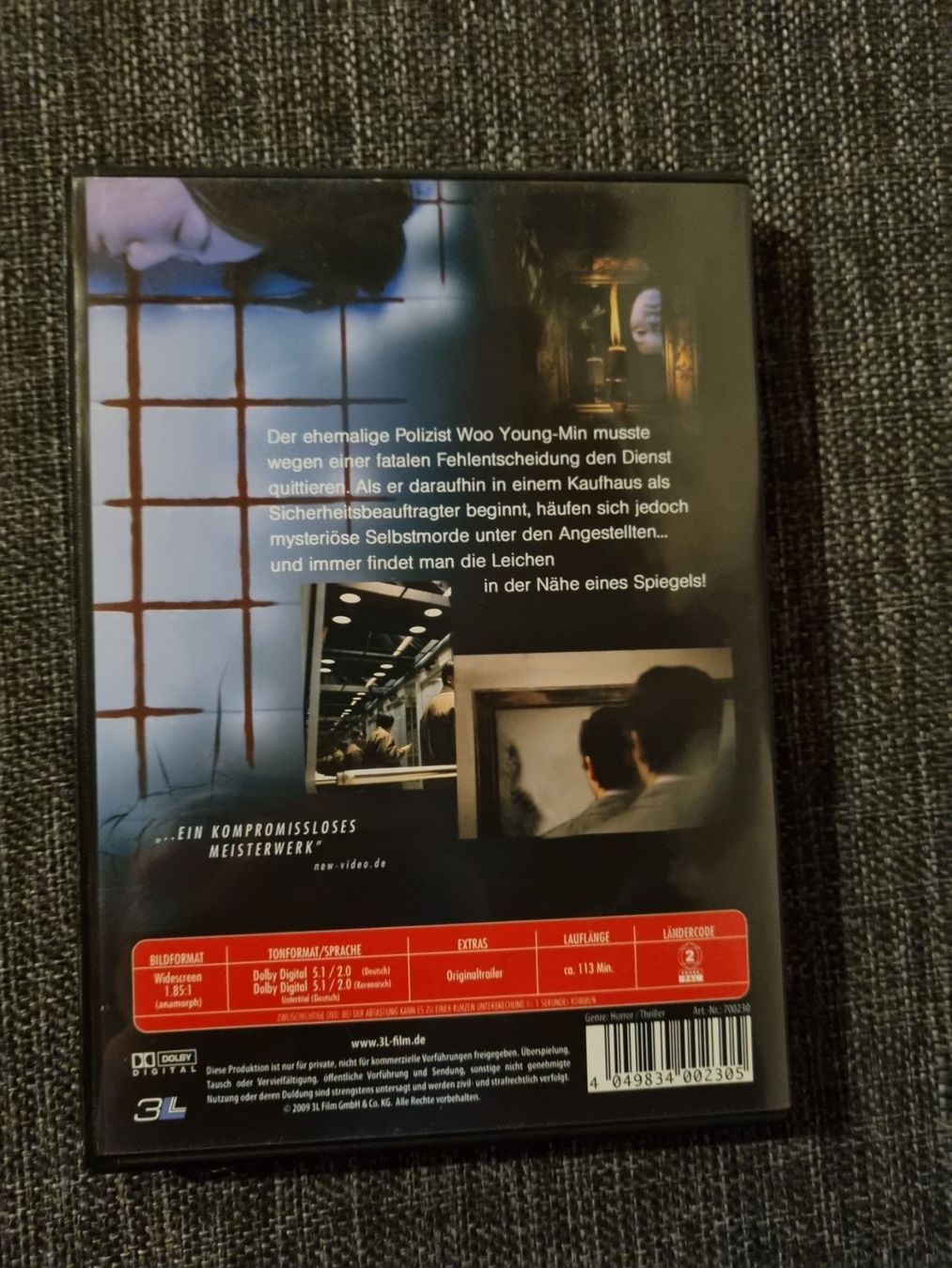 Alle DVDs: Mirrors, komplette Sammlung, 3 DVDs Horror – Gebraucht aus Winterthur von Belzarek 2