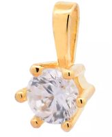 Anhänger Krappenfassung aus 333 - 8 Karat mit s925 Halskette