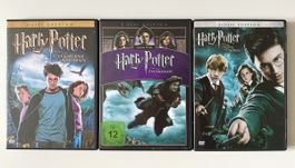 3 Harry Potter 2-Discs DVD in gutem Zustand