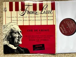 Liszt Cor de Groot Concerto for piano and orchestra ED1 LP🛀