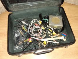 Koffer mit Kabeln aus Nachlass! Aus Audio Studio!