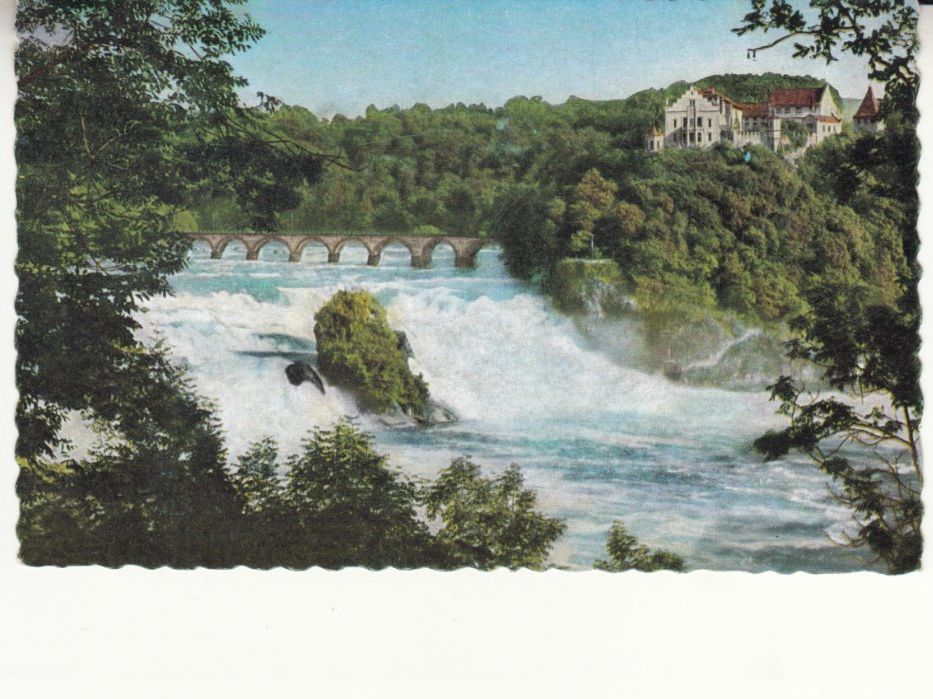 Cartoline postali: Rheinfall 1954 – Usato da Bürglen TG venduto da StampGraf