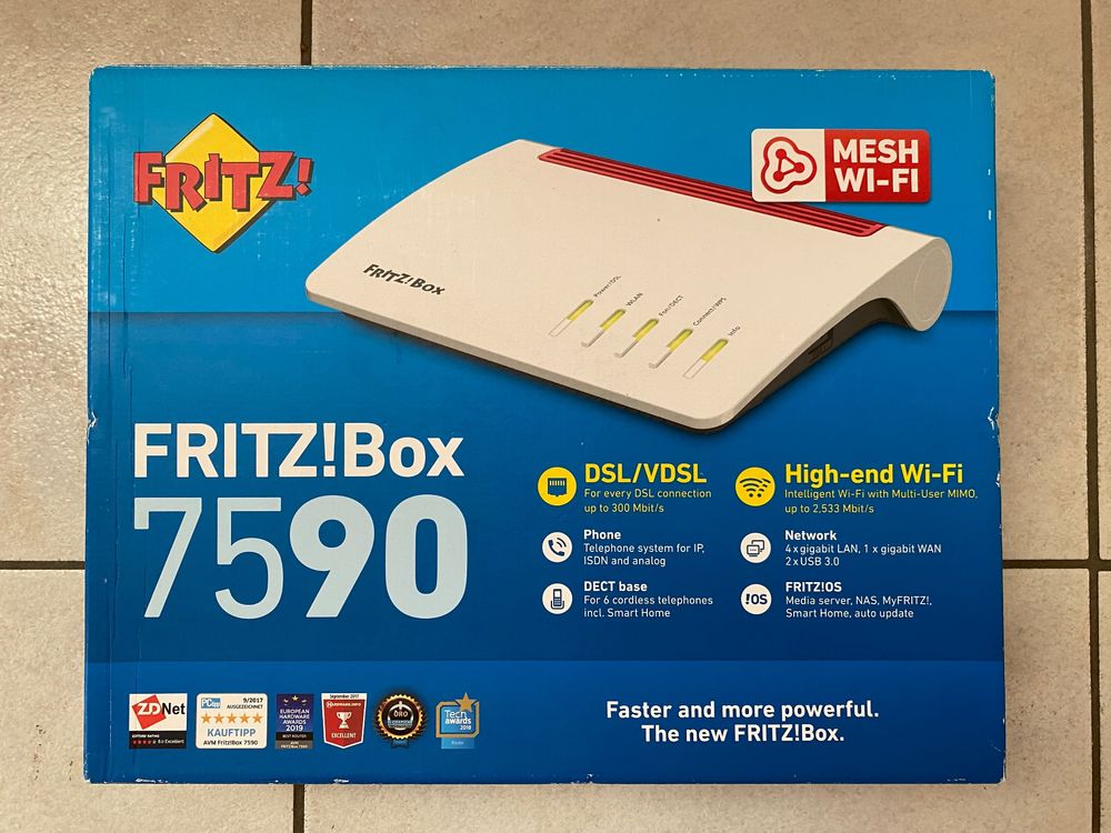 FRITZ!Box 7590 WLAN Router mit Modem Kaufen auf Ricardo