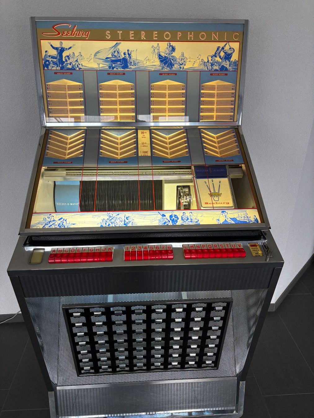 Seeburg Jukebox: Seeburg Musikbox – Défectueux à Gerlafingen par Tulpen1