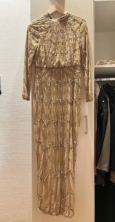 Asos Kleid 34 in Gold 