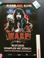 WASP W.A.S.P Konzert Plakat Poster Zürich Blackie Lawless