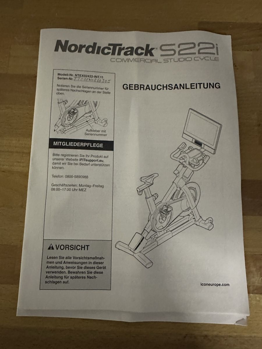 NordicTrack Hometrainer: NordicTrack S22i – Nuovo (secondo la descrizione) da Gundetswil venduto da petriheilremimartin