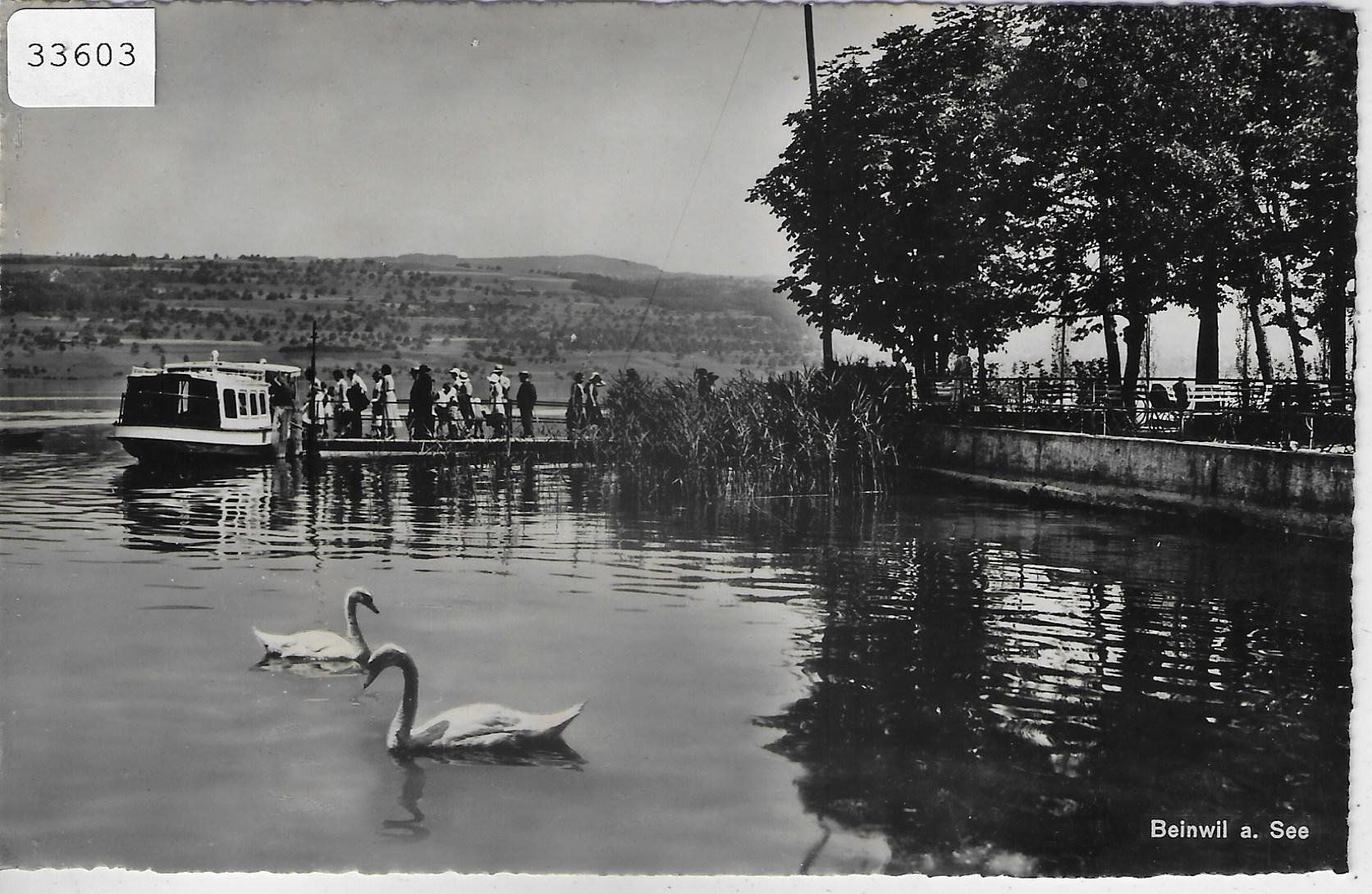 Cartoline postali: Beinwil am See - Landesteg – Usato da Ettingen venduto da Kartenplanet