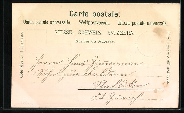 Cartoline postali: Litho Schaffhausen, Centenarfeier, Helve – Usato da Berlin venduto da bartko-reher 1