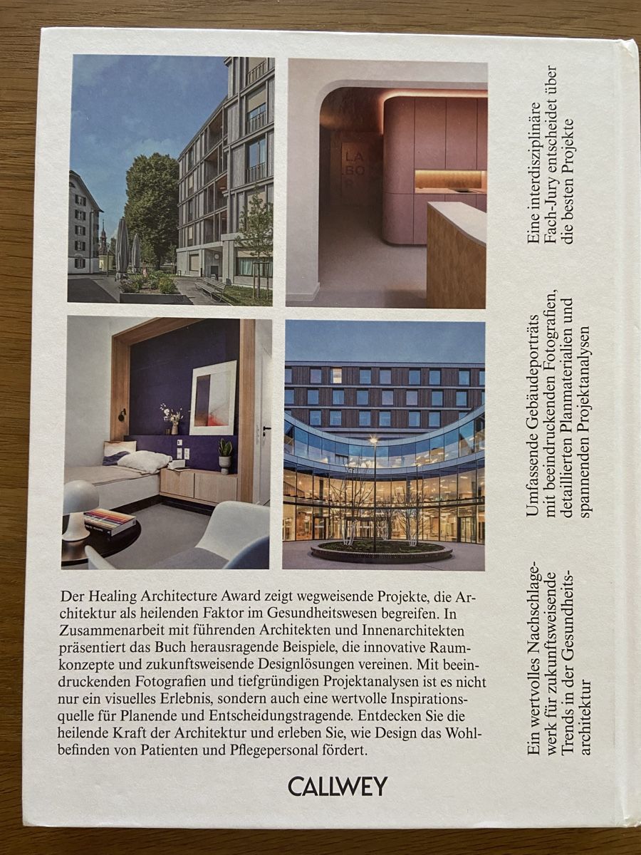 Livres: HEALING ARCHITECTURE 2025 von Callwey – D'occasion à olten par Pegasus1 5