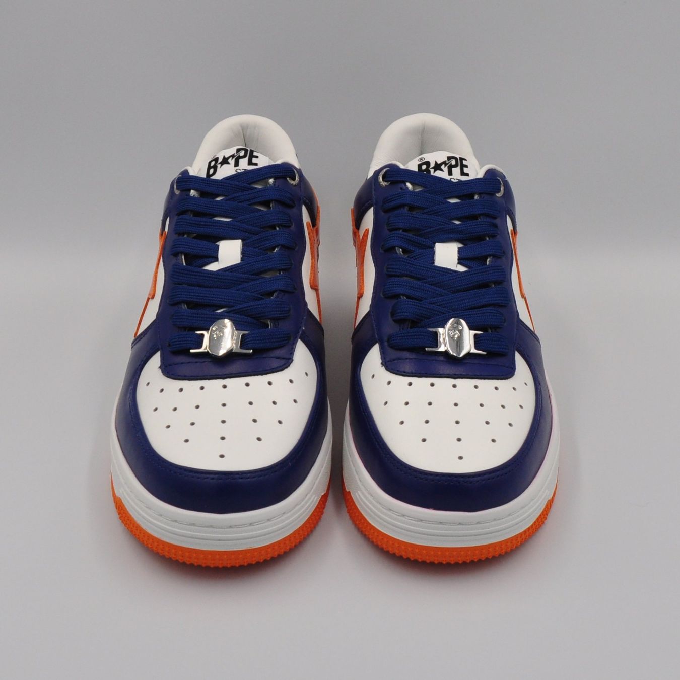 Bape Scarpe da uomo: Bapesta Blue Orange 42.5 – Nuovo e nell'imballaggio originale da Bern venduto da SneakerheavenLT 5