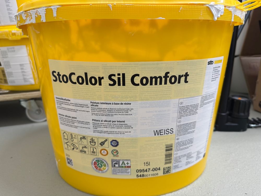 StoColor Sil Comfort weiss circa 2.5l Restbestand (Gebraucht) in ...