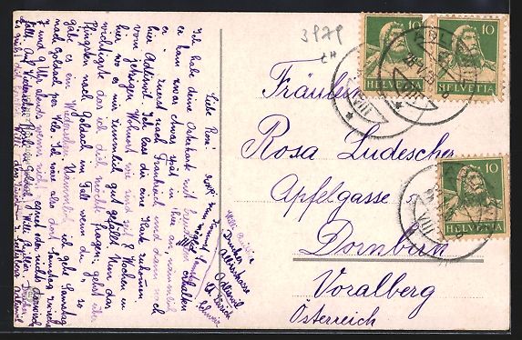 Cartes postales: AK Adliswil, Teilansicht mit Kirche – D'occasion à Berlin par bartko-reher 1