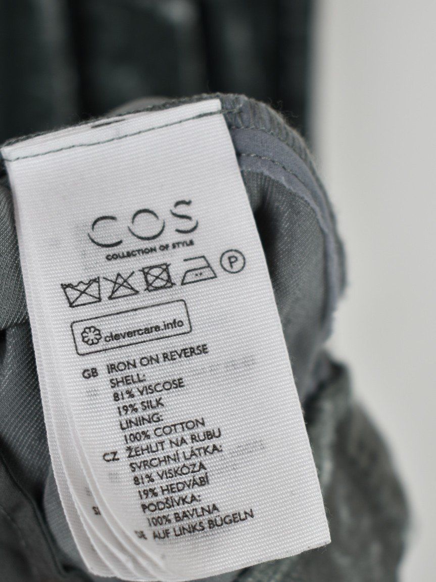 Cos Vestiti: COS Kleid, Samtoptik, türkis, Gr.34, Viskose & Seide – Nuovo (secondo la descrizione) da Nürensdorf venduto da 2ND_STORY 8