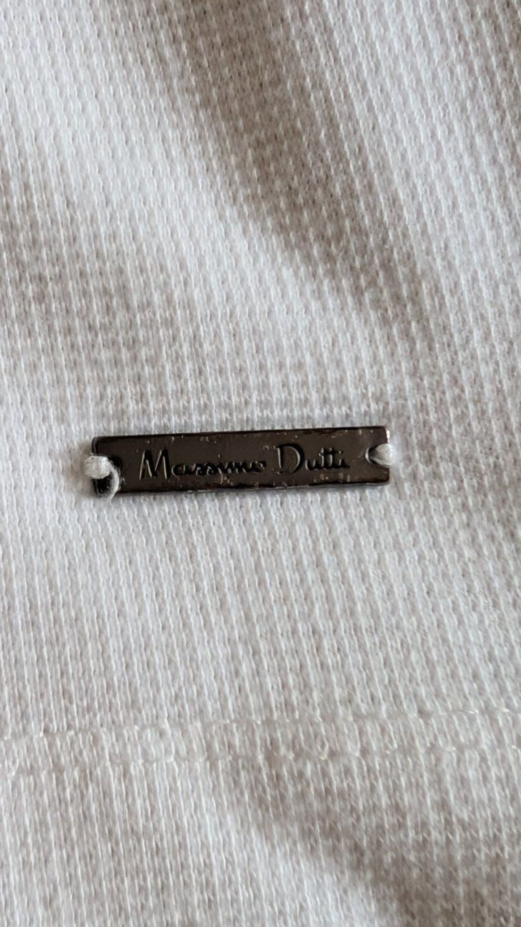 Massimo Dutti T-shirt: Massimo Dutti Herren T-Shirt, Weiss – Usato da Meilen venduto da ste006 2