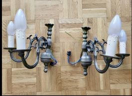 Ancien lustre, apliques  en Bronze.