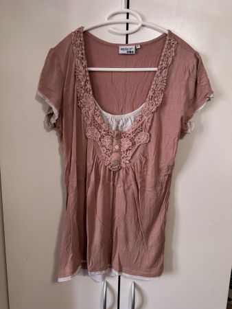 Damen Shirt Rosa Grösse L