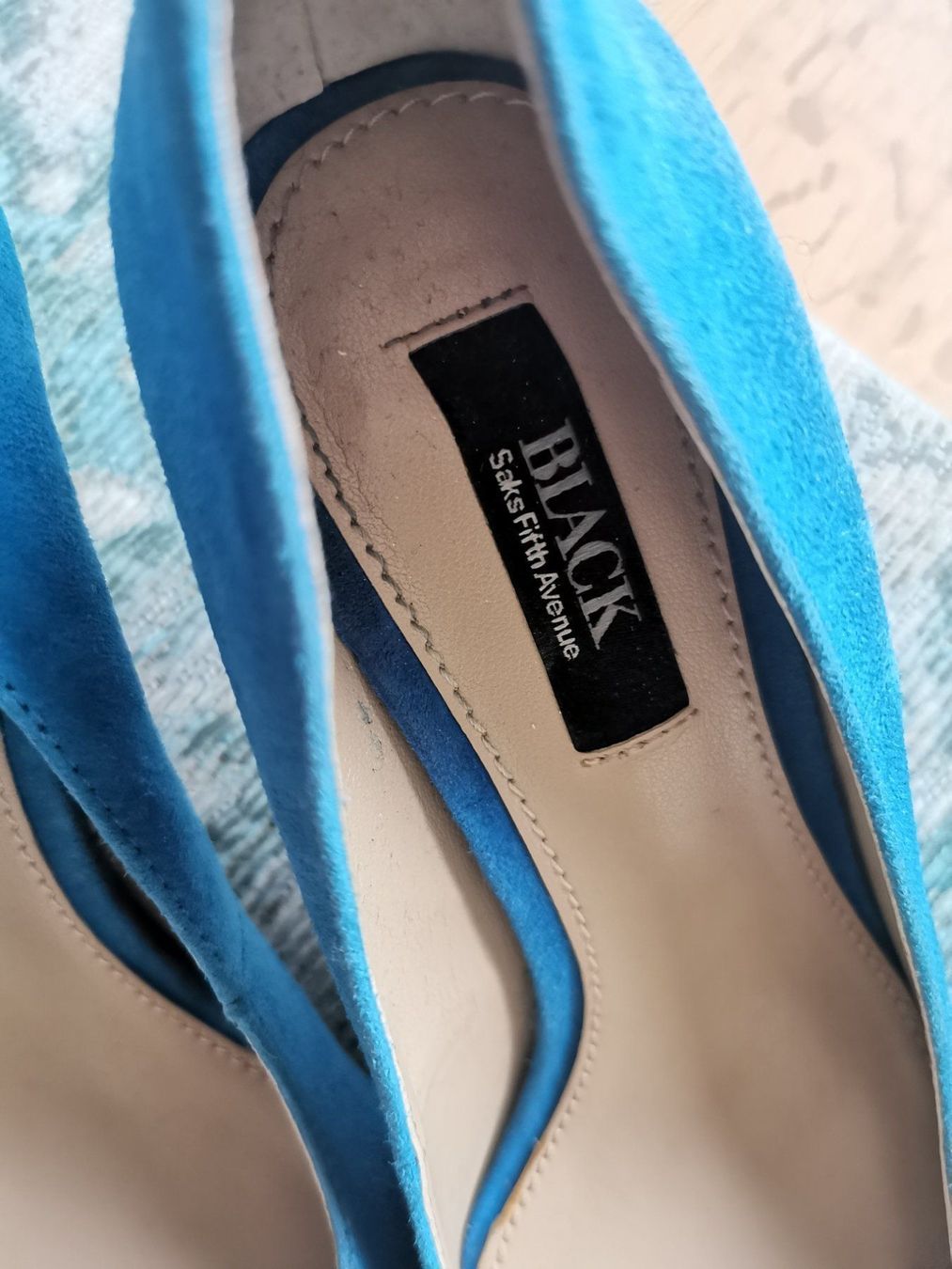 Damenschuhe: Saks 5th Avenue blaue Schuhe – Gebraucht aus Zollikon von Oksana206 2